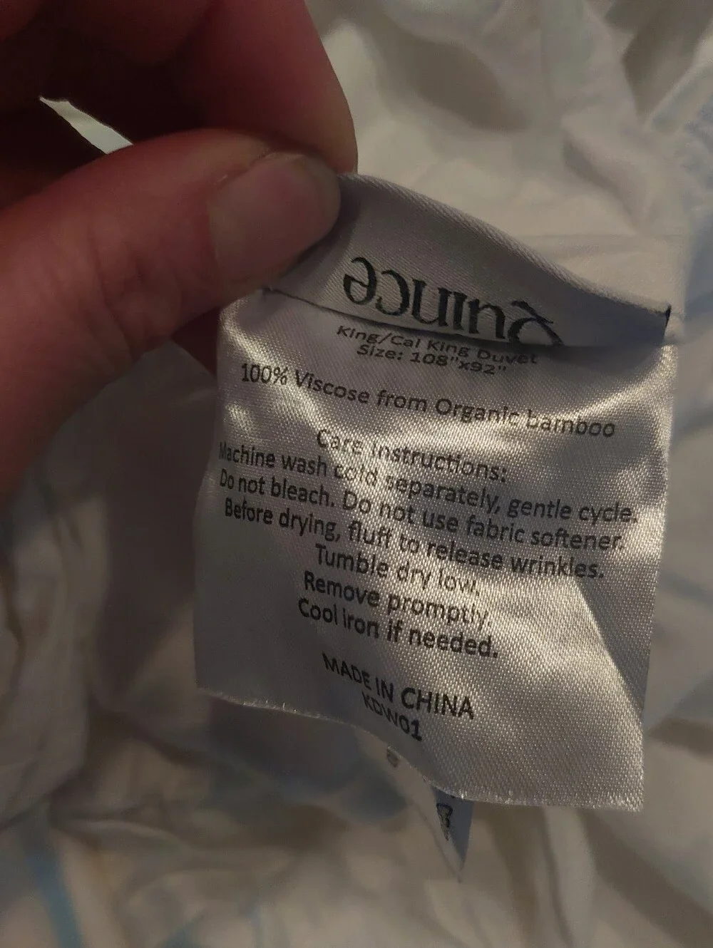 Quince bedding can